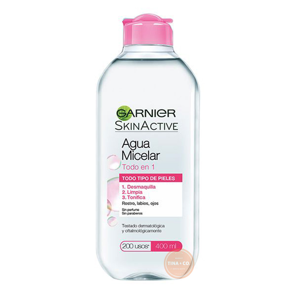 Garnier Skin Active Agua Micelar Todo en 1- 400ml